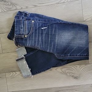 Liverpool GIA Glider Crop Jean with Cuff Size 6